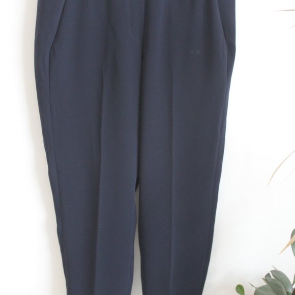 Navy J.Crew tapered leg dress pants | 6 - Picture 3 of 5